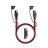SAE To SAE Extension Cable Quickly Connectors Battery Charging Cable 16AWG Quick Connect Harness Plug Wire Enduring