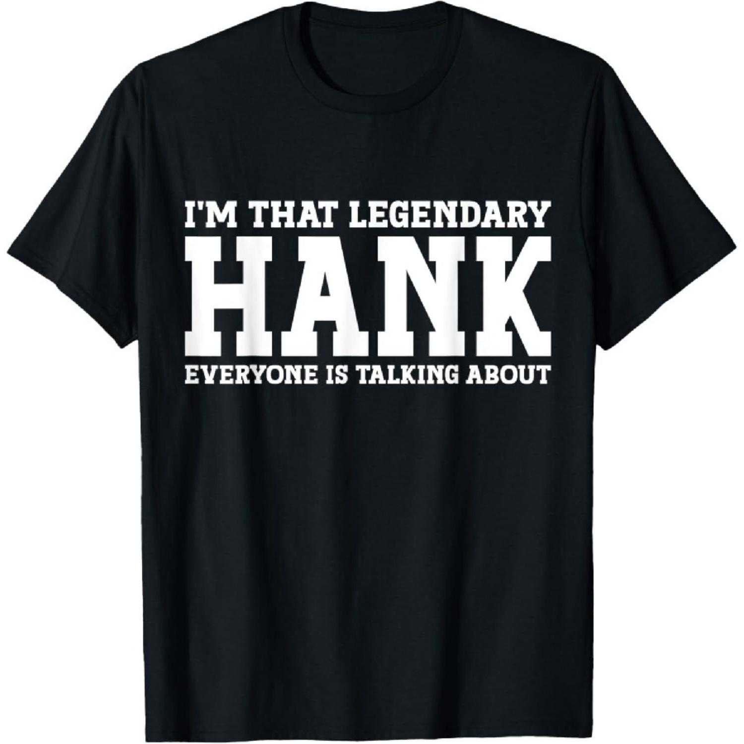 Хэнк Личное Имя Смешная Футболка Хэнка XXXXXL