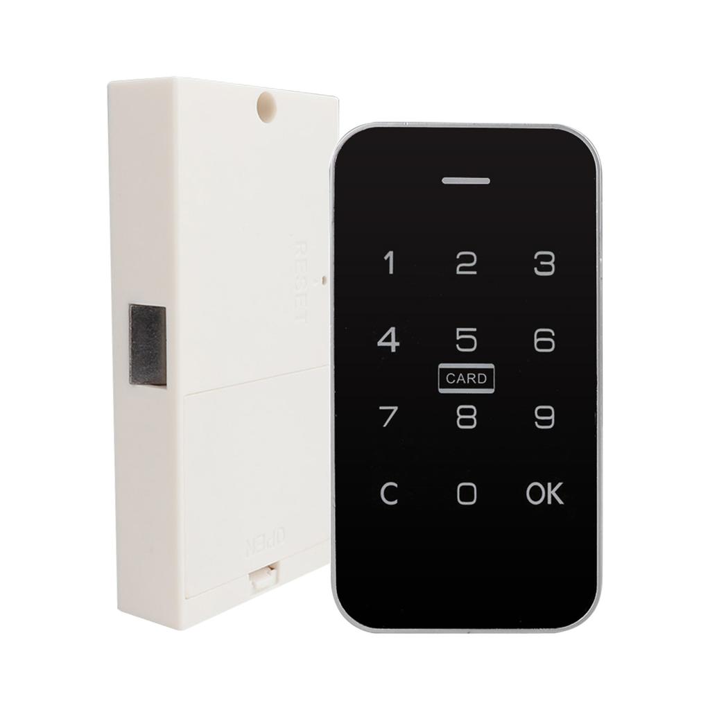 Smart Cabinet Lock   Password   Card Lock Cabinet Unlocking   Buttons Electronic Induction Keyless Lock for Wooden Chest Drawer