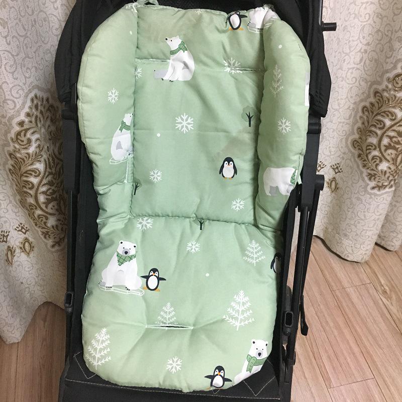 Multi-Color Rainbow Cotton Stroller & High Chair Cushion Pad