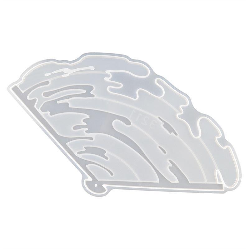 

Сделай сам Эпоксидная смола Форма для веера Золотая рыбка Летний Карп Кои Кисточка Водяной веер Силиконовая форма 01