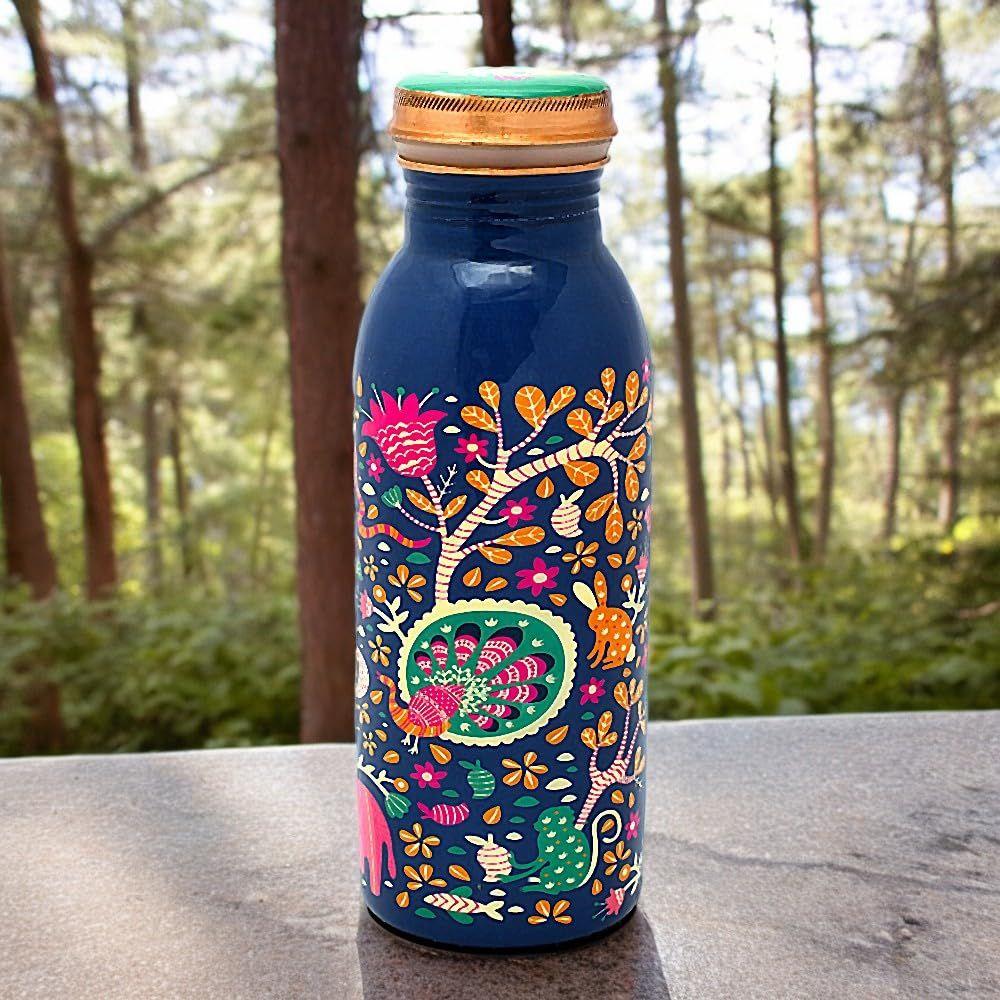 Meena Printed 750 Ml Bottle Non-Toxic BPA Free| Leak Proof| Durable & Rust Proof for Home,School,Yoga,Office,Travel Bottle Vacations