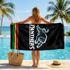 Panthers Fashion Beach Towel: Ideal for Summer Adventures Soft, absorbent and quick drying suitable for swimming and bathing