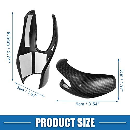 Ein ABSOPRO Schalthebelknaufbezug Schalthebelbezug Schalthebelgriffbezug Autoschutzabdeckung Schalthebelkopfschutz Zierleiste für Ford für Focus f