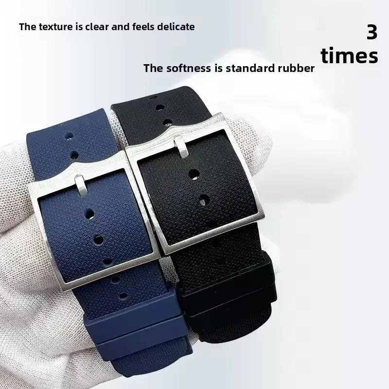 Watch Band For Tudor, Rolex, Omega, Longines, Tissot, IWC and Hamilton fluororubber all-in-one universal watch straps