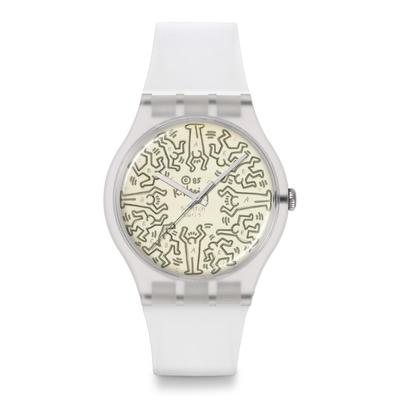 Swatch FROM THE ARCHIVE SO29Z145 Transparent Wristwatch