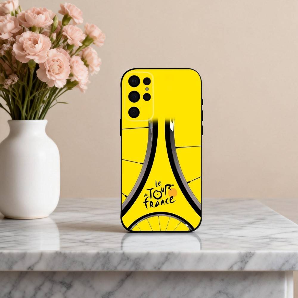 T-Tour De France B-Bike R-Rainbow Phone Case For Samsung S25,24,23,22,30,21,10,9,Ultra,Plus,Lite,FE,4,5 G Soft Black Case