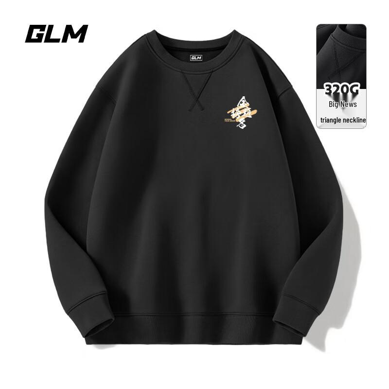 GLM Men's Heavyweight Loose Fit Graphic Sweatshirt