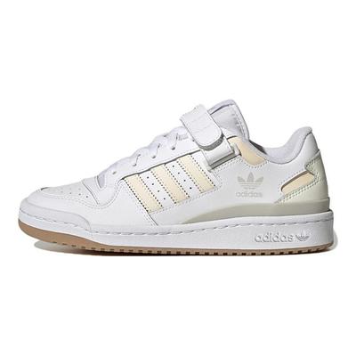 Forum Low Bianco Tinta Ecrù Gomma Scarpe da Ginnastica da Donna Bianco Nuvola GX4523