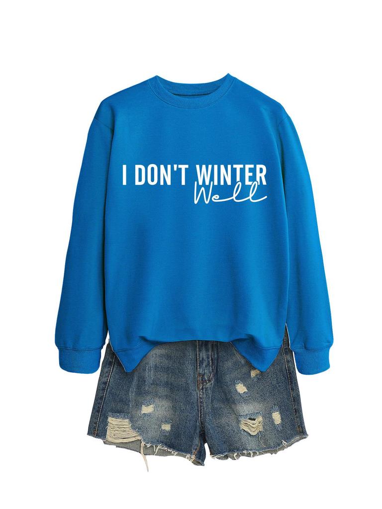 Women's Casual European & American Winter Pullover Sweatshirt