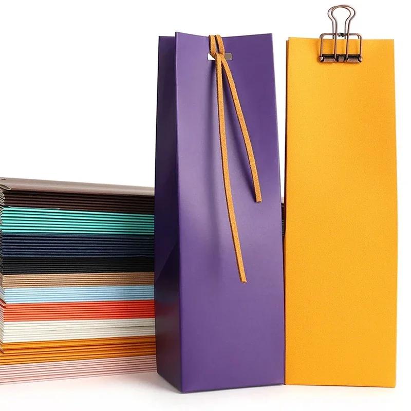 10Pcs Kraft Paper Gift Bag Candy Colorful Favor Bag Wedding Cookie Candy Bags Kids Birthday Party Decor Festival Mini Favor Box