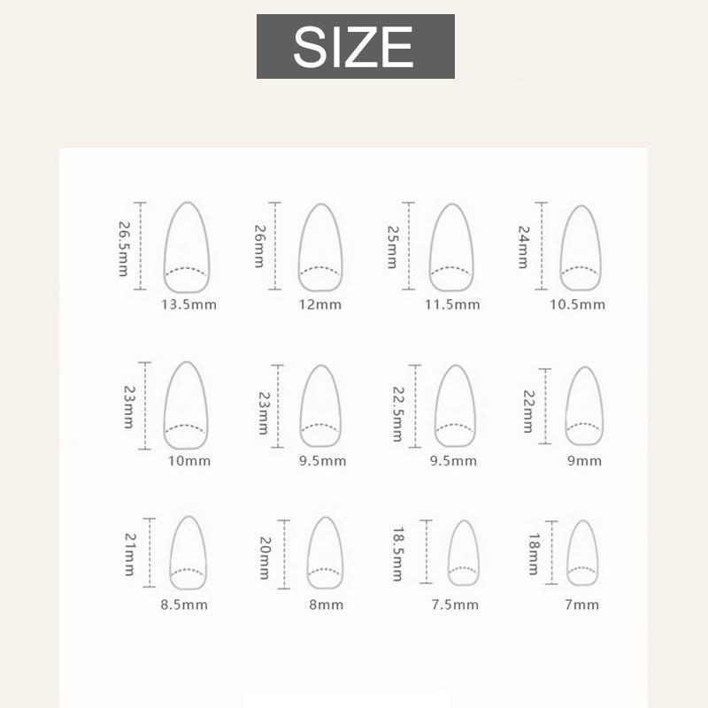 Cute Sweet Bow Press On Nails Fake Nails Set Artificial Art Nails Finger Manicure For Women And Girls