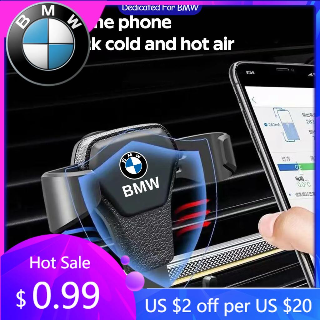 BAGD7 2026 Car Sticker 1Pcs Gravity Car Phone Holder Stand Accessories For BMW M F30 F31 E36 E39 E87 E60 E46 E91 X3 G01 F10 F20 G01 G3