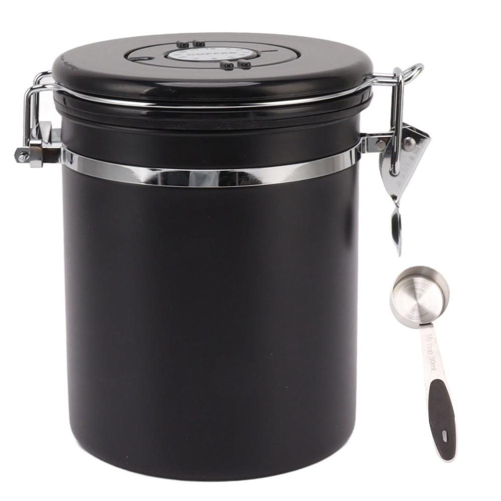 1.2L / 1.5L / 1.8L Coffee Bean Storage Container Airtight Coffee Container  For Cereal Storage