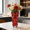 Glass Vases for Flowers Colorful Faux Crystal Decorative Vase for Floral Arrangements Wedding Table Centerpiece Housewarming Gifts