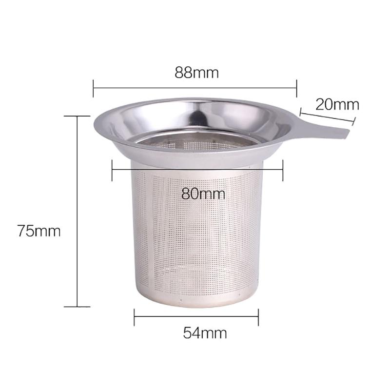 304 Stainless Steel Reusable Tea Infuser Strainer Teapot Loose Tea Tea Filter