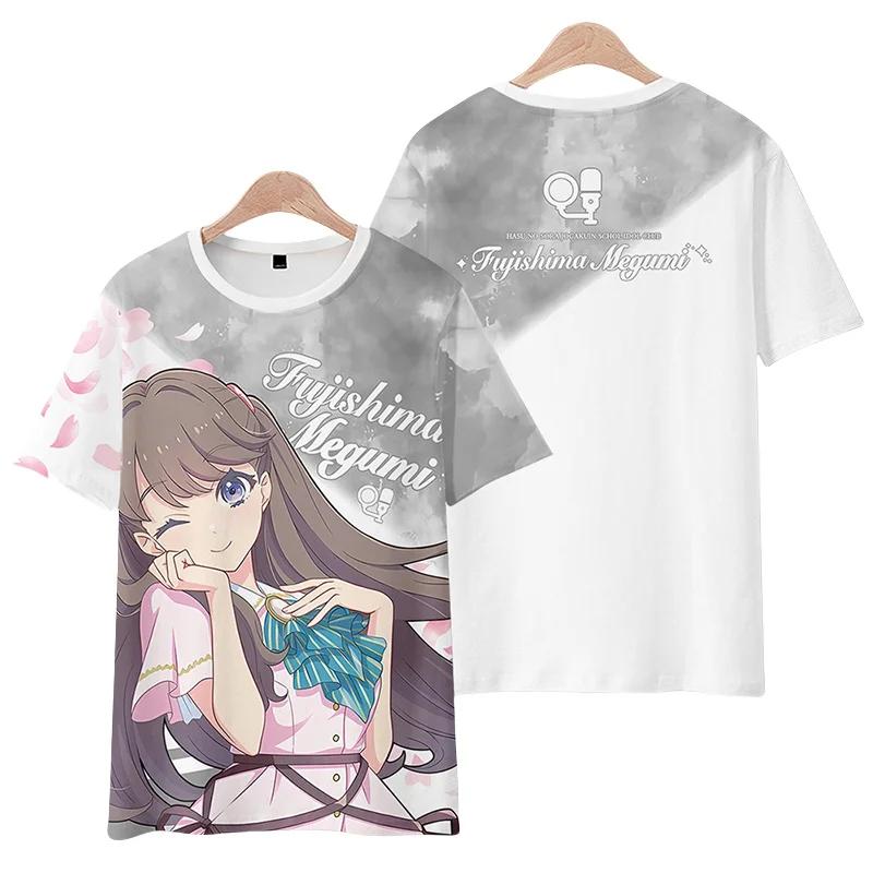 

School Idol Club 3D Print T Shirt Women Men Murano Sayaka Otomune Kids Tees XXS