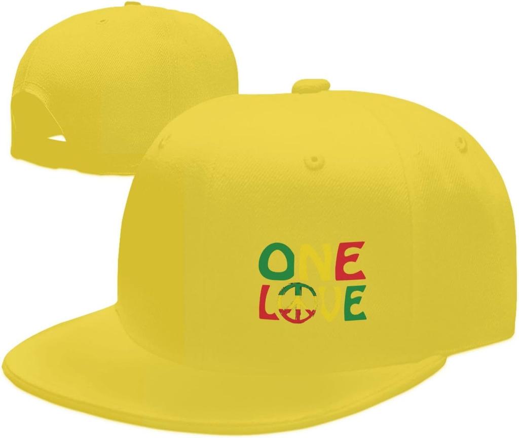 Jamaican American Flag Distressed Snapback Baseball Cap Casual Adjustable Hat Adult