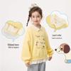 Girls' Fun Print Round Neck Sweatshirt