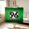 1 Peça Cobertor de Flanela com Padrão de Nome Personalizado do Hannover 96 Adequado para Todas as Estações para Decoração de Casa Calor e Conforto Presentes Presente de Feriado