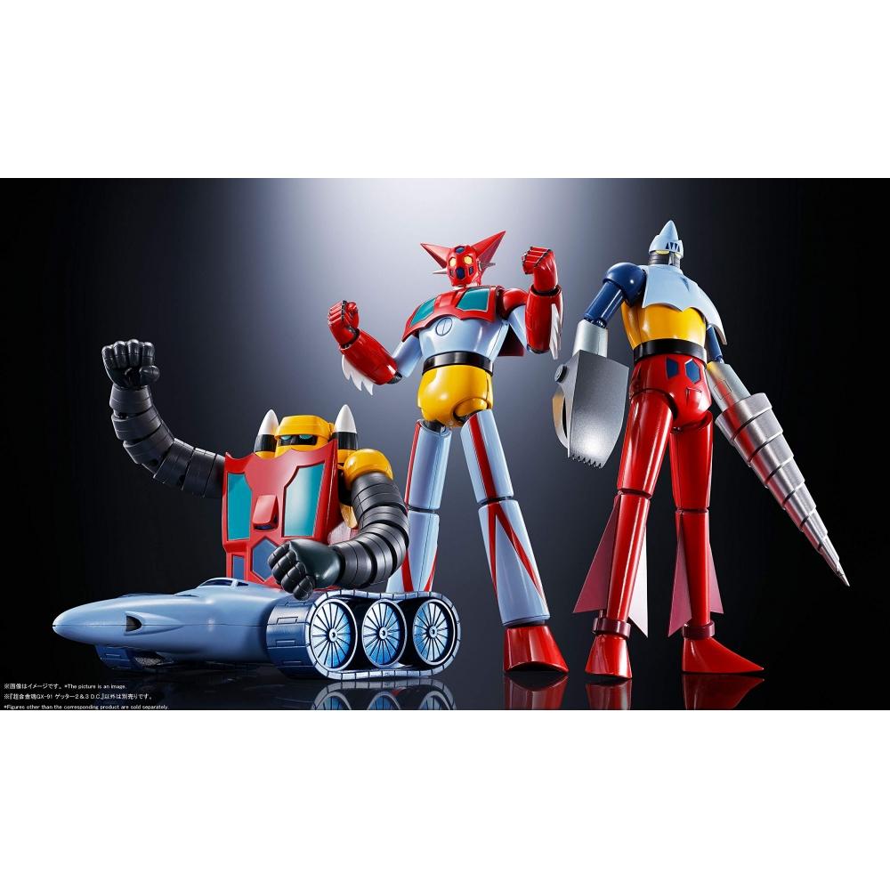 Seele von Chogokin Getter Robo GX-91 Getter 2 & 3 DC. (Getter 2: ca. 175mm Getter 3: ca. 90 mm) Bewegliche Figur aus ABS, Druckguss und PVC, bemalt