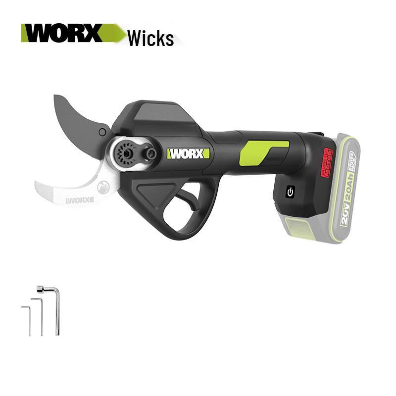 WORX 20V Беспроводные бесщеточные секаторы WU571.9 Штекер CN (адаптер в комплекте)