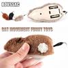 Mechanical Motion Simulation Rat Cat Dog Playing Toy Wind Up Toys Clockwork Toy Plush Mouse Toy