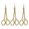 3pcs Precision Stainless Steel Scissors Dead Skin Scissors Multi Functional Beauty Tool with Easy-to-Grip Handle and Sharp Tip