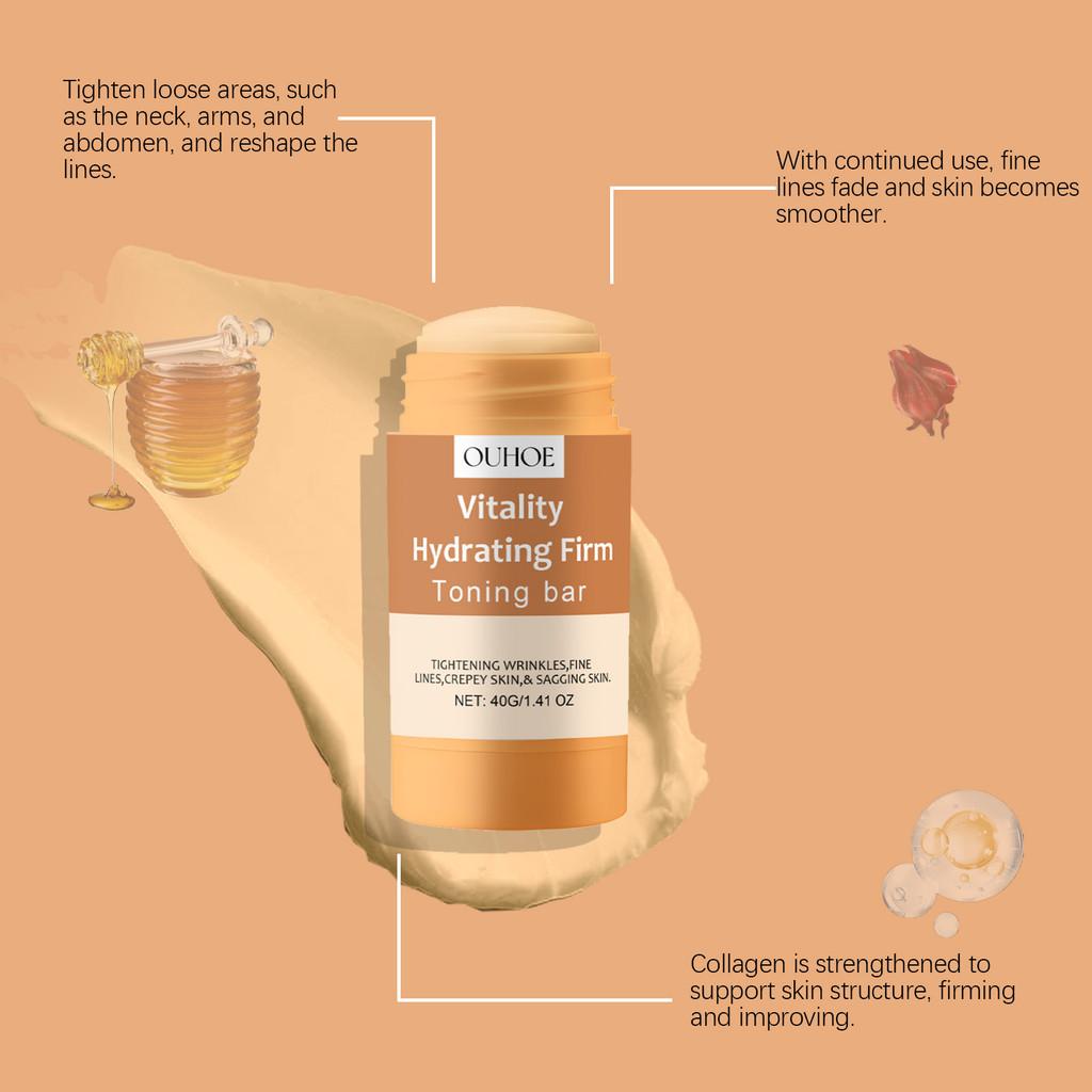 Bâton Raffermissant pour le Corps Ouhoe Avec Hydratation Hydratante Formule Soin de la Peau Anti-rides Pour une Peau Éclatante