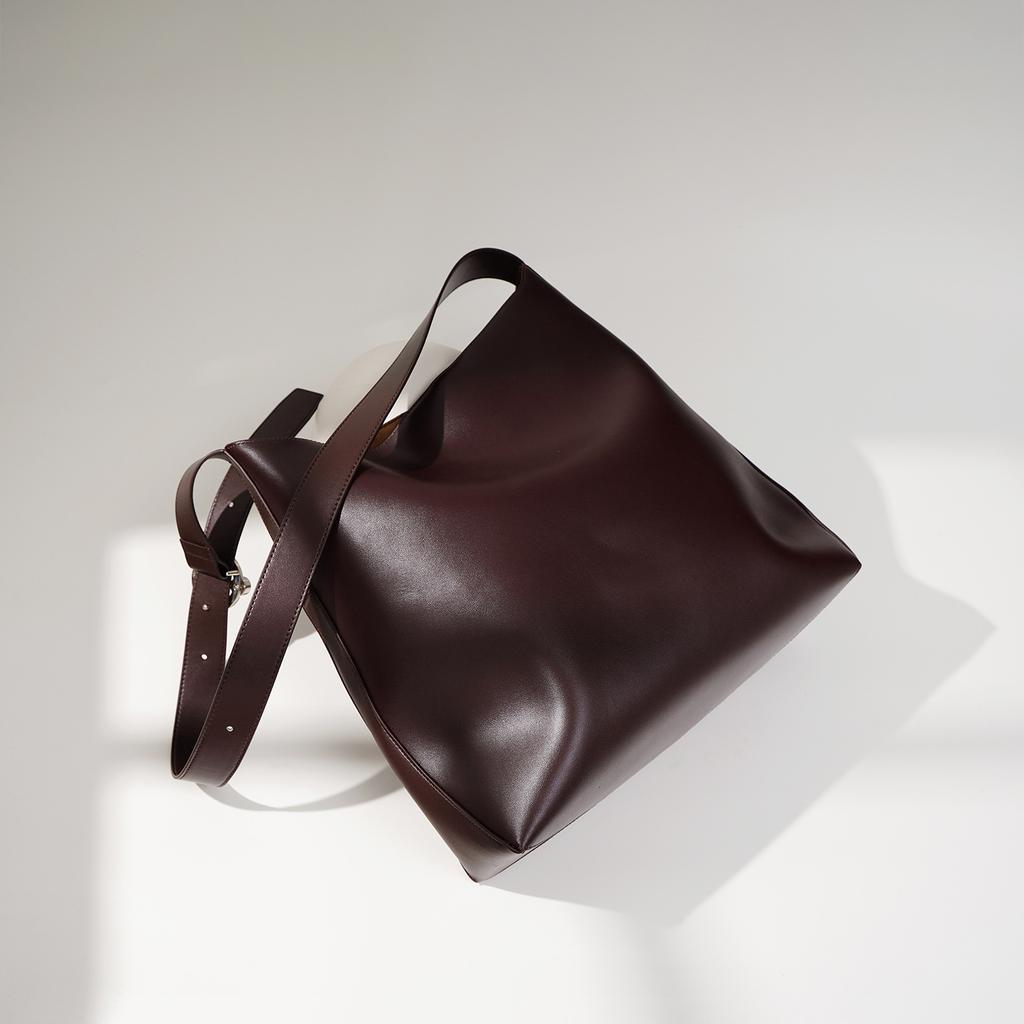 Nischendesign Große Tasche Damen Neue Großraum-Bucket-Bag Einzelne Schulter Crossbody Damenhandtasche