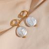 2022 Spring Summer Must Have Single Item Natural Freshwater Pearl Pendant Earring Round Baroque Pearl Jewelry For Ladies