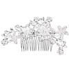 Neuer Braut-Haarkamm mit Strasssteinen Perlen-Tiaras Kristall-Haarspange Mädchen Party Schmuck Für Frauen Hochzeit Haar Mode Schmuck