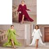 Elegante Abito Lungo in Chiffon con Zip per Donne d'Ufficio
