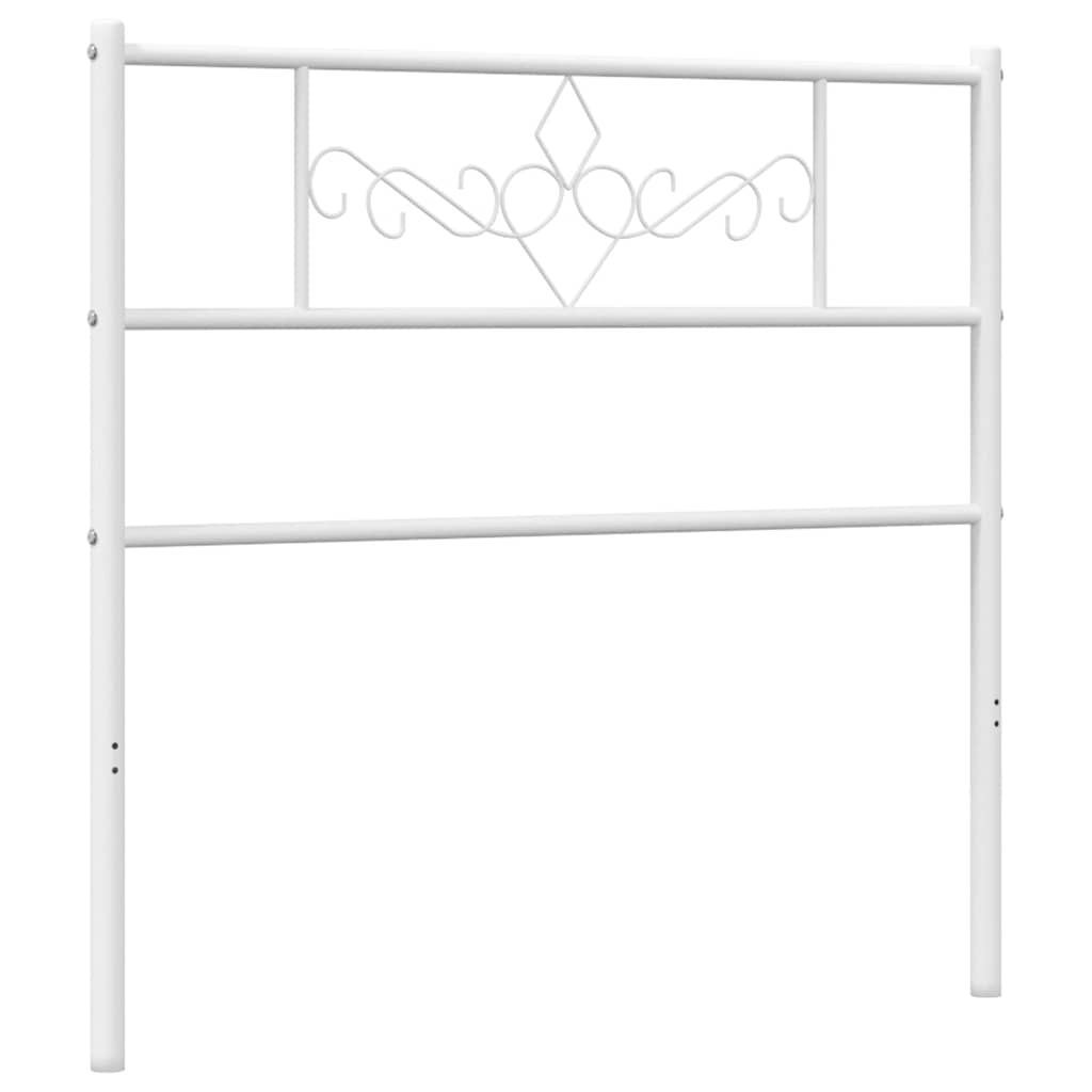 Replacement Headboard Metal White 100 cm
