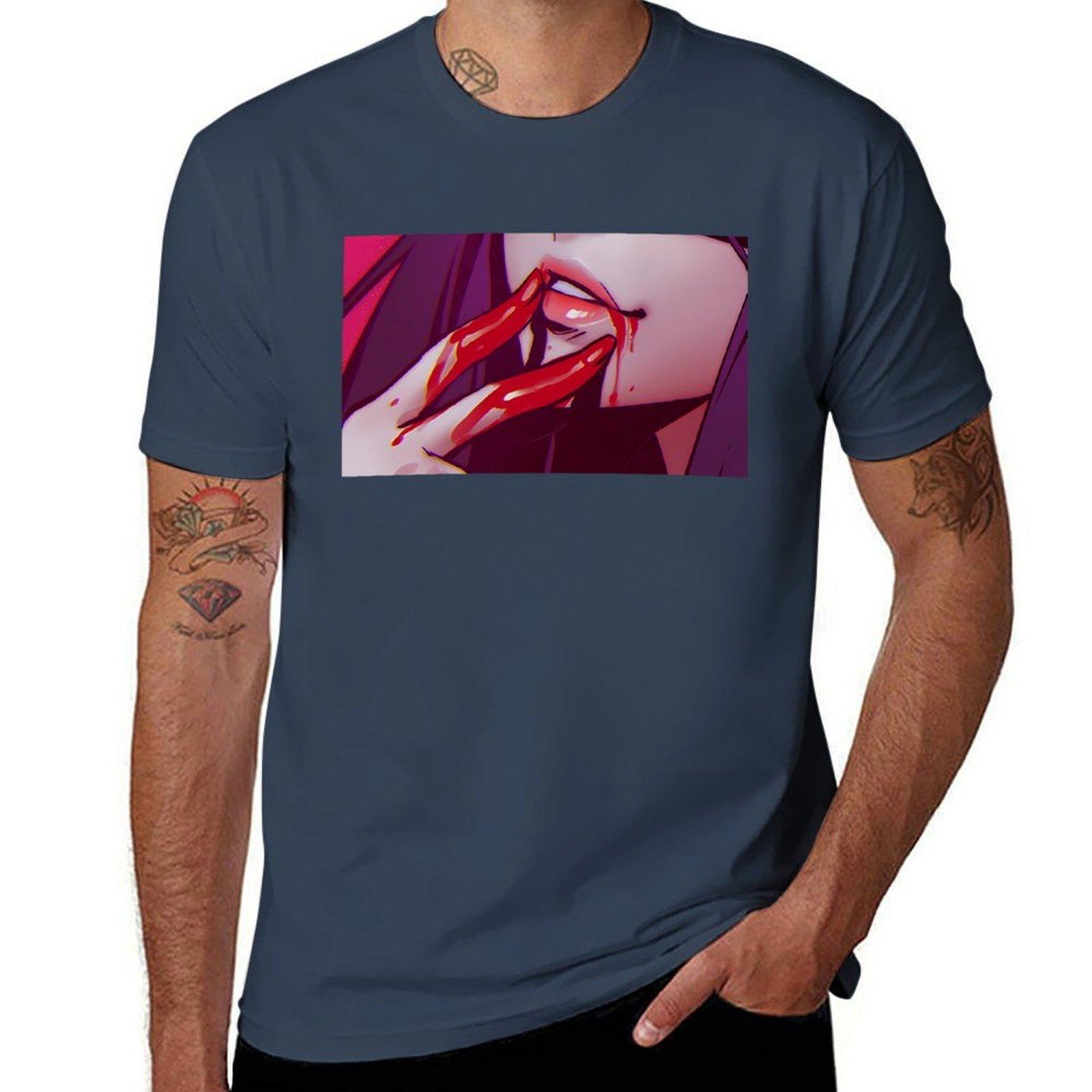 Bloody Mouth Tshirt Work Wear Lightweight Tee S