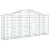 VidaXL 5x Arched Gabion Baskets Arched Gabion Cages Gabion Walls Garden Fences Terrace Outdoor 3145412