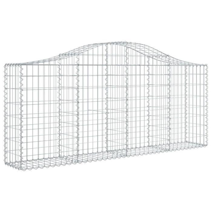 VidaXL 5x Arched Gabion Baskets Arched Gabion Cages Gabion Walls Garden Fences Terrace Outdoor 3145412