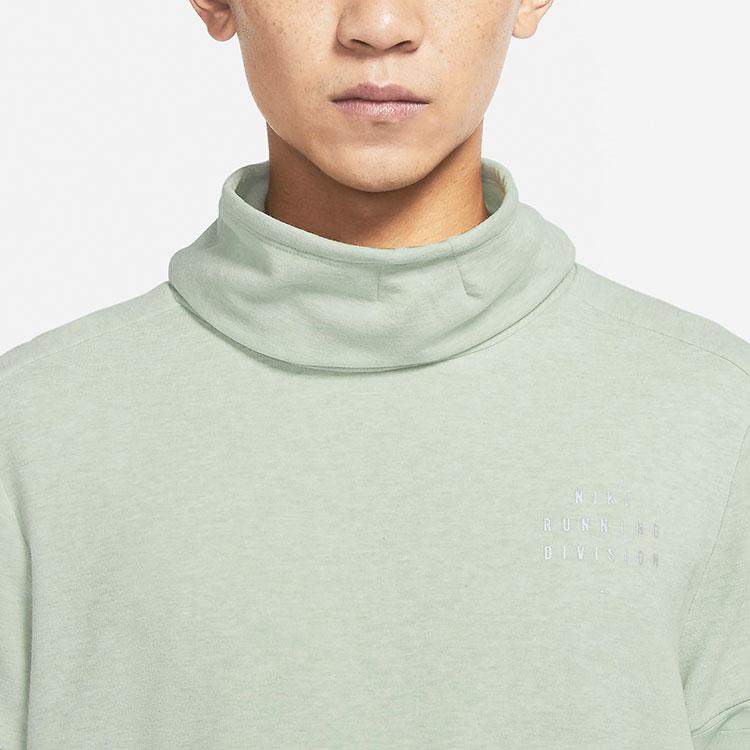 Nike Therma-FIT Run Division Reflective Warm-Up Mock Neck T-Shirt Men Tops Water-Blue DD6121-017