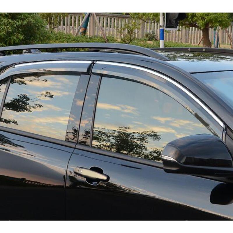 Window Visor Sun Shade Rain Guard Decoration Frame For Chevrolet Tracker/Trax      2024 Exterior Accessories