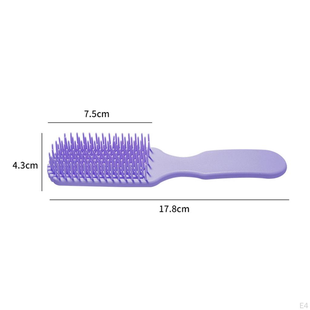 Hairdressing Massage Hairbrush Smooth Round ,Anti Knotting Comb ,Head Massager for Wet and