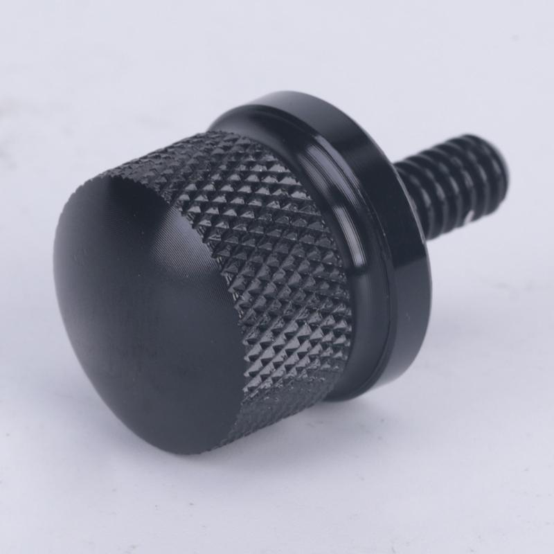Knurled Motorcycle Seat Bolt Set 6 Mm Metal Mounting Screw for Seat Replacement, Adjustment, and Garage Service