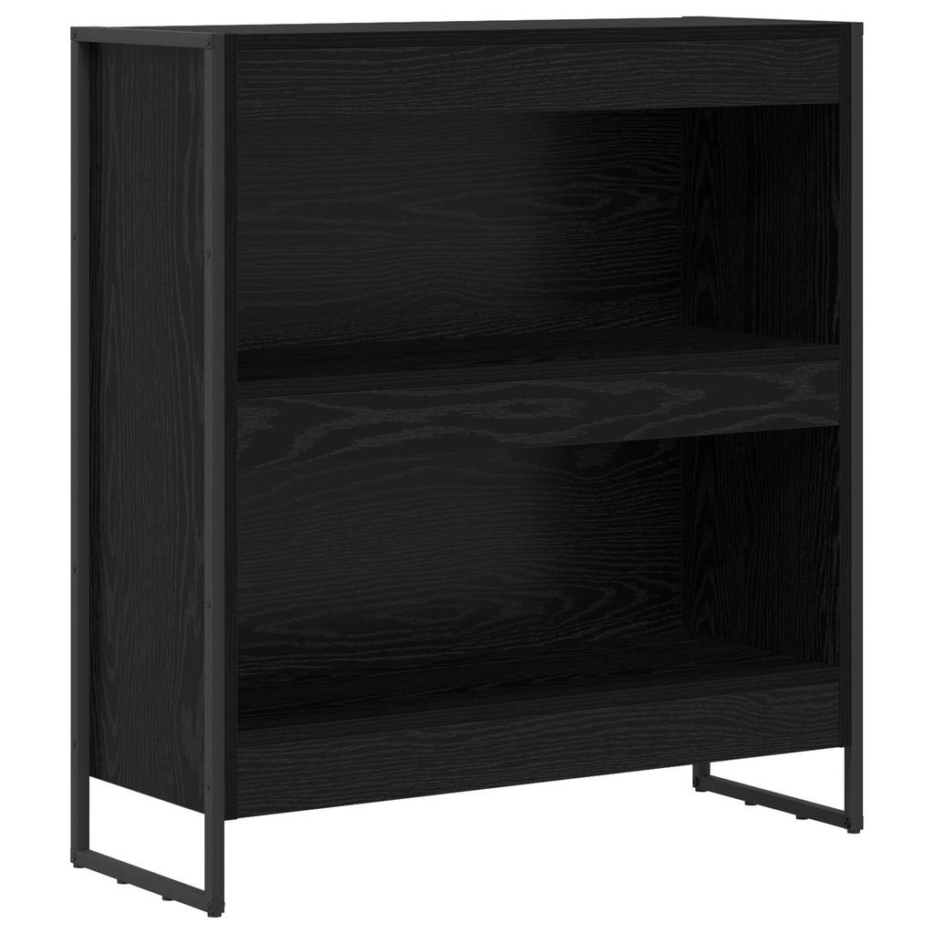 Bookshelf Black Oak Effect 80 x 30 x 86.5 cm