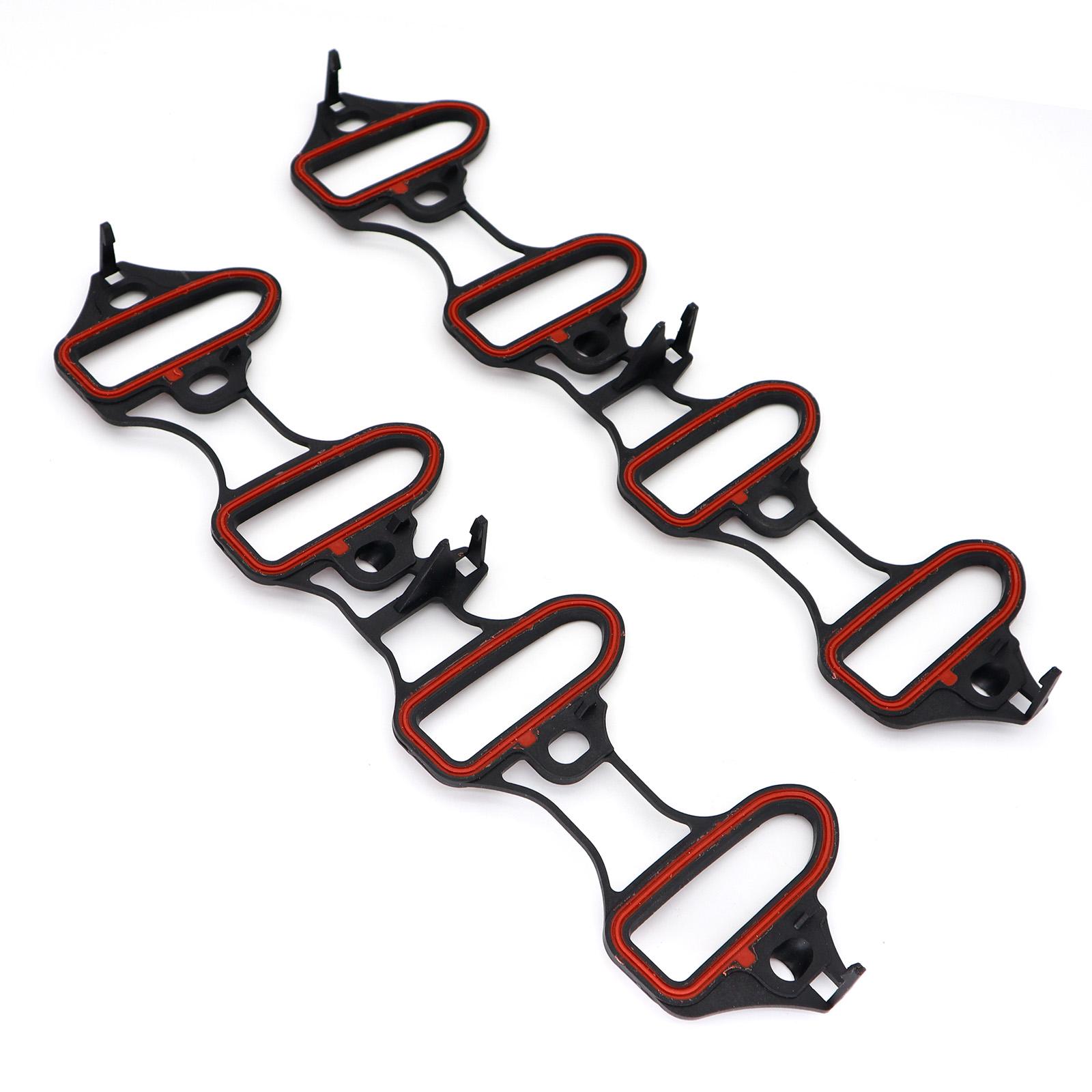 

2 шт. Прокладка впускного коллектора двигателя Запасные части для Cadillac Chevrolet Silverado GMC Hummer Tahoe 4.8L 5.3L 6.0L 89060413 красный