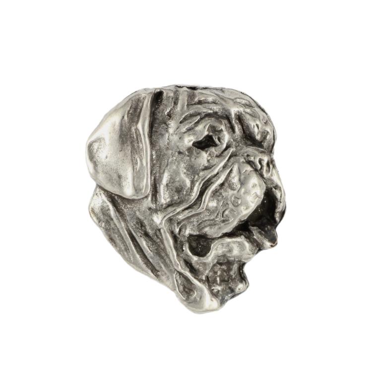 Dogue de Bordeaux, Französische Mastiff, Bordeauxdogge - Hunde-Brosche in einer Geschenkbox, eleganter Anstecker, Revers-Anstecker für Jacke der Marke Art-Dog