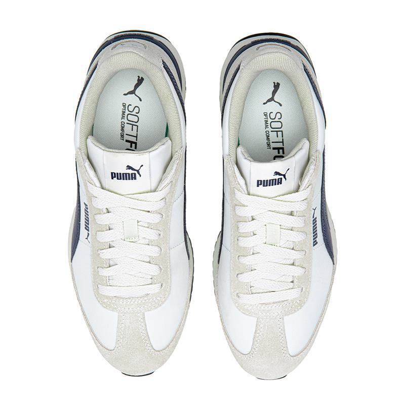Puma R78 Nylon Vielseitig Bequem Langlebig Low-Top Lifestyle Freizeitschuhe Unisex Sneaker Weiß Blau 399250-16