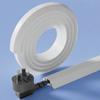 1pc 1m/2m/3metersX4cm Floor Cord Cover for Wire Self Adhesive Cable Cavity Management PVC Cord Power Floor Wire Protector Cover