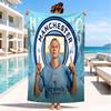 Haaland's Number 9 Journey Beach Towel, Quick-drying, Easy To Care For, Suitable for Both Fitness and Beach Vacations,Sports Essential