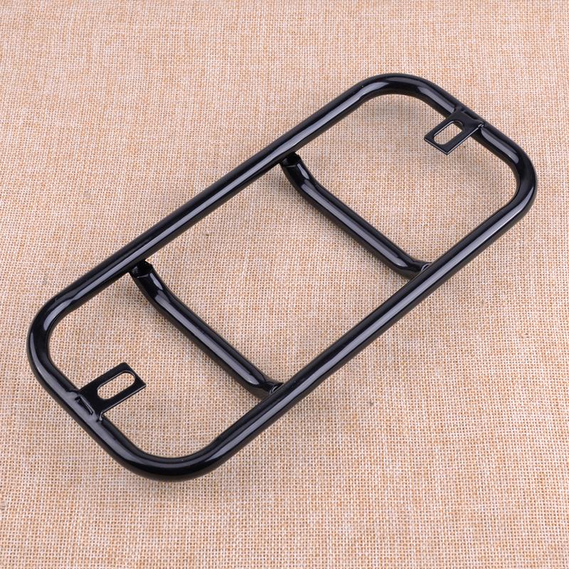 2pcs Metal Black Rear Bumper Fog Light Metal Cover Trim Frame Fit for Suzuki Jimny 2007-2010 2011 2012 2013 2014 2015 2016 2017