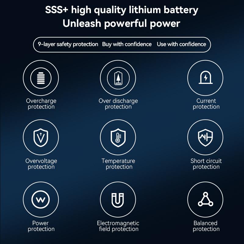 Booster Turbo Fan Blade Blower 45000RPM Infinitely Variable Speed 1200g Strong Thrust Longer Endurance Replaceable Battery High-Power Strong Wind