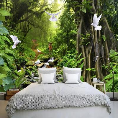 3d Tapete Moderne Naturlandschaft Grüner Wald Wandbild Tapeten Wohnzimmer Schlafzimmer Hintergrund Wandbild